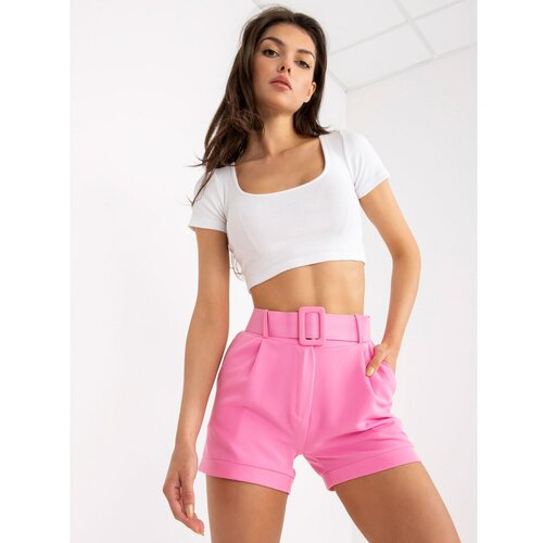 Fashion Hunters Pink elegant women's shorts Slike