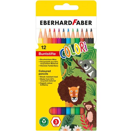 Faber-Castell Barvice Eberhard Faber Colori, 12 kosov Cene