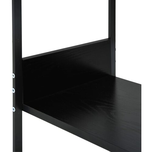 Male ravne police za knjige crne 33,5 x 39,6 x 79,7 cm drvene Slike