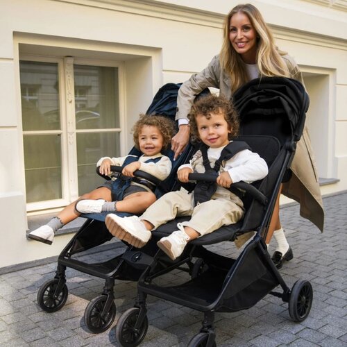 Momi autofold kolica za bebe Andrea Black, 0m+ Slike