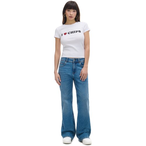 Cropp - Majica kratkih rukava - Bijela Slike