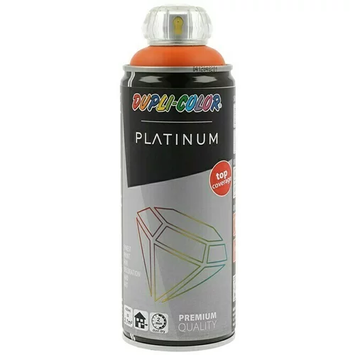 Dupli color Platinum Sprej s lakom u boji platinum RAL 2009 (Prometno narančaste boje, 400 ml, Svilenkasti mat)