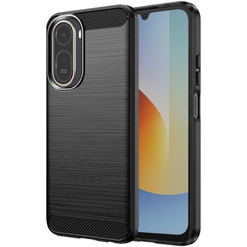 AVIZAR Silikonski Ovitek Redmi A7 Pro, Karbonski Videz, Bru&scaron;ena Tekstura, Črna, (5000273996) Cene