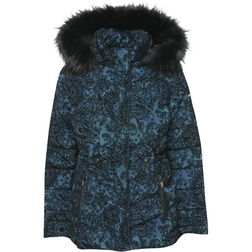 KOROSHI Zimska jakna kobalt modra / črna