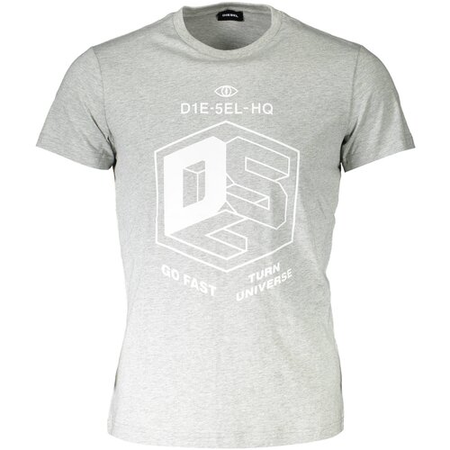 Diesel SHORT SLEEVE T-SHIRT MEN GREY Slike