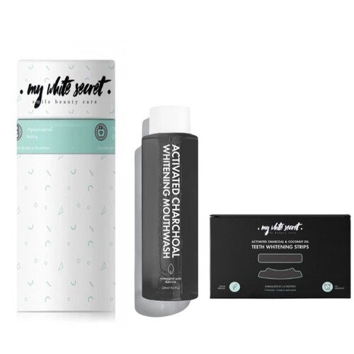 My White Secret Gift Pack Active Charcoal set zobne nege Cene