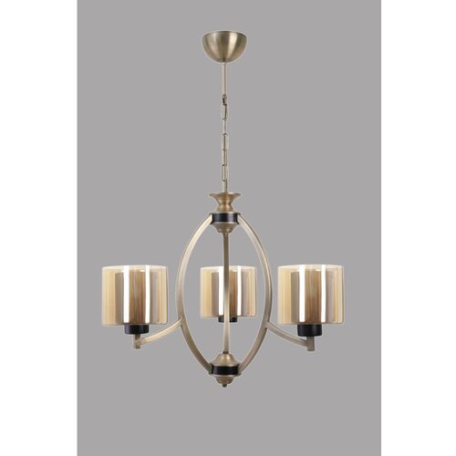 Opviq Paul 3 lü eskitme avize bal camlı Vintage Chandelier Slike