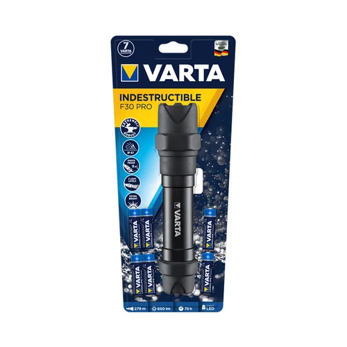 Varta Indestructible F30 Pro led džepna svjetiljka baterijski pogon 650 lm 363 g