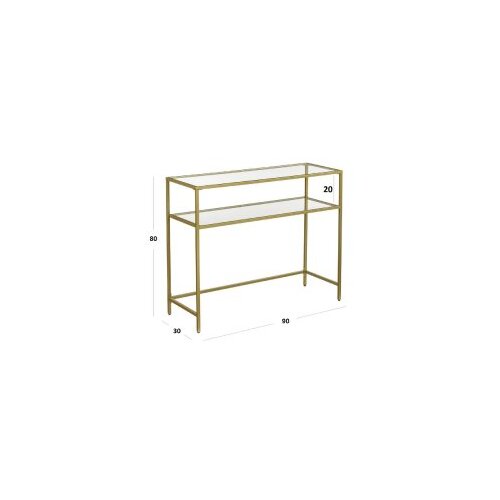 Hanah home Komoda By-4, 90x80x30 cm, Zlatne boje Slike