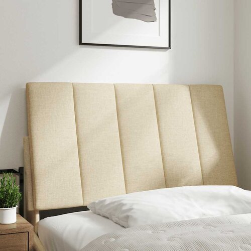 Maison Chic posteljno vzglavje - vzglavna omarica - vzglavna stranica krem 90 cm blago, (21703881) Cene