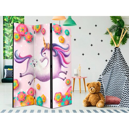 Artgeist PARAVAN 135/172/3 cm pink, vijolična Slike