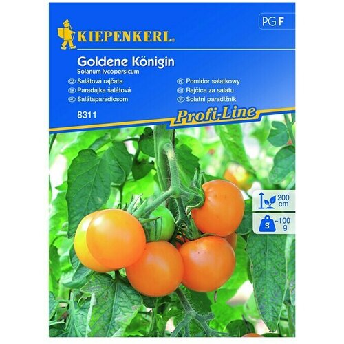 KIEPENKERL Sjeme povrća rajčica zlatna Goldene K&amp;ouml;nigin (Solanum lycopersicum, Berba: Srpanj) Slike
