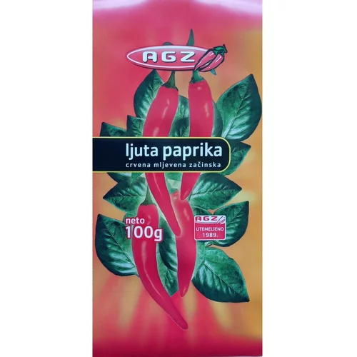 AGZ začini AGZ crvena ljuta začinska paprika 100 g
