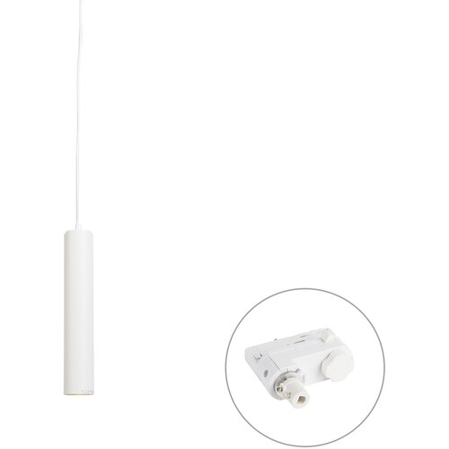 QAZQA Professional Design hanglamp wit incl. rail adapter 3-fase - 3-Phase Tuba small Cene