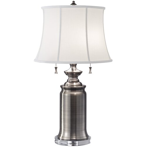 Elstead Lighting Feiss FE-STATEROOM-TL-AN - Stona lampa STATEROOM 2xE27/60W/230V srebrna Cene