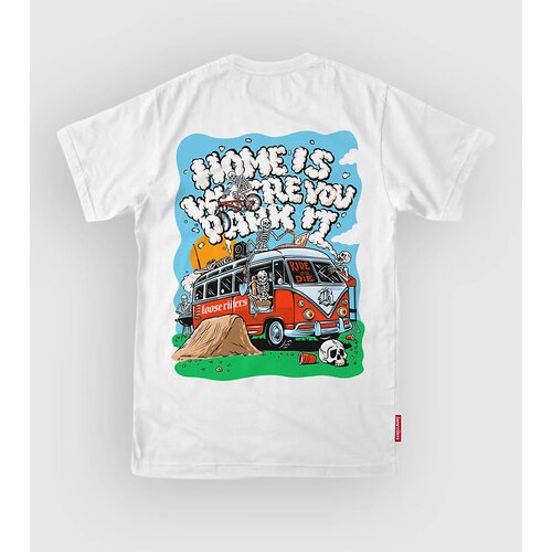 Loose Riders Van Park Tech Tee white Cene