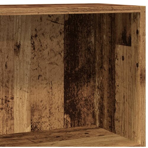  Regal za knjige boja starog drva 60x24x76 cm konstruirano drvo Slike