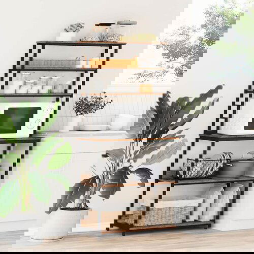 VidaXL Kuhinjska polica Staro drvo 80 x 40 x 168 cm Konstruirano drvo Slike