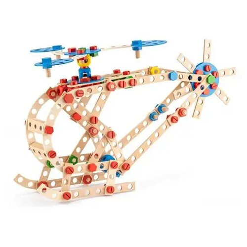 Woodyland Engineer set lesene gradbene igrače - Slike