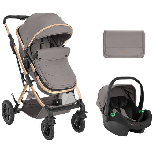 Kikka Boo Kolica Kaia Light Grey premium set 2in1 sa auto sedištem I-Size Cene
