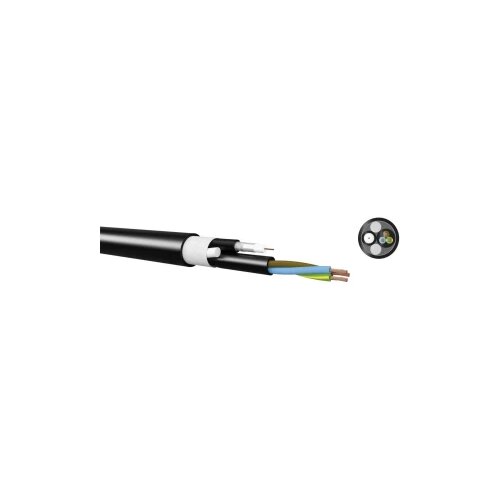 Kabeltronik Kombinirani kabel 2 x 1.65 mm + 3 G 1 mm crne boje 842753100 100 m Cijene