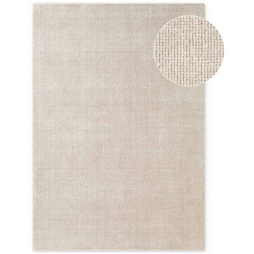 Ted Baker Kremno bela ročno tkana volnena preproga 200x300 cm Greenwich – Cene