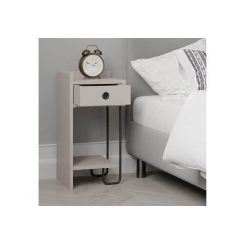  Noćni ormarić Sirius 32x61x30cm Krem Slike