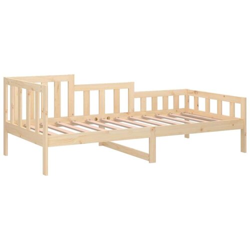  Dnevni krevet bez madraca 80 x 200 cm od masivne borovine - Prirodna 80 x 200 cm Slike