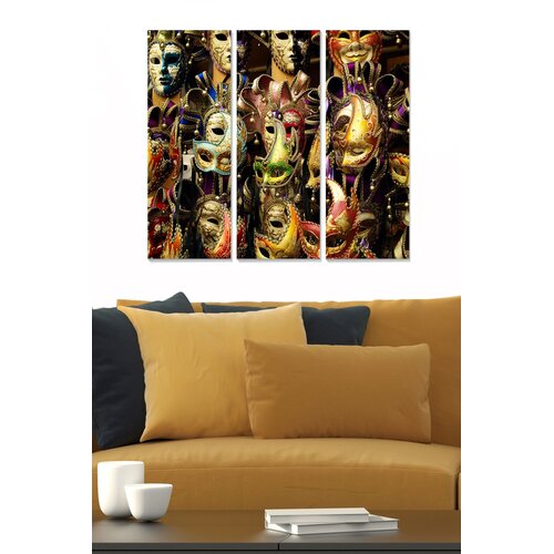 Wallity MDF1590809 Multicolor Decorative MDF Painting (3 Pieces) Cijene