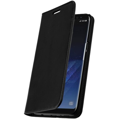 AVIZAR etui za samsung galaxy S8 folio iz pravega usnja, držalo za kartice, stojalo za video, črno, (20526791) Cene
