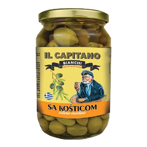 Il Capitano Zelene masline sa košticom, 720g Slike