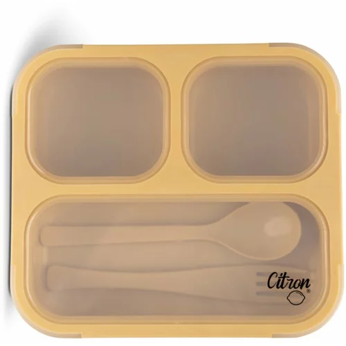 Citron Petit Bento kutija za užinu Yellow 16 x18 x4,8 cm 1 kom