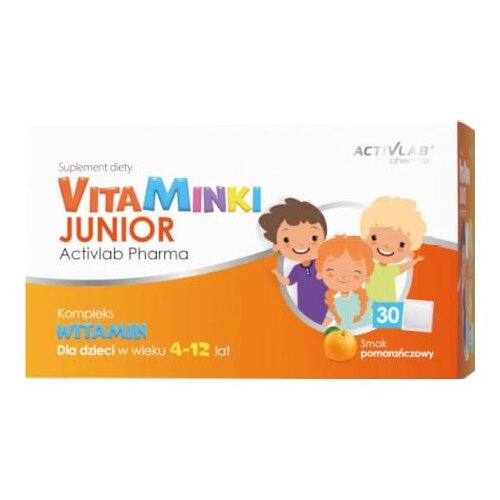 ACTIVLAB Vitamini za djecu &ndash; VitaMinki Junior okus naranče (30 vrećica x 3 g) Cijene