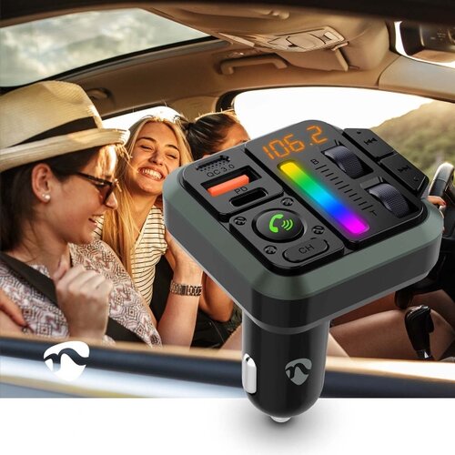 Nedis CATR2024BK - fm predajnik za automobil sa handsfree funkcijom Slike