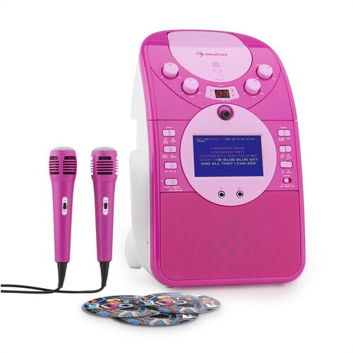 Auna SCREENSTAR, KARAOKE SISTEM, KAMERA, CD, USB, SD, MP3, PRILOŽENA 2 MIKROFONA, 3 X CD+G Cene