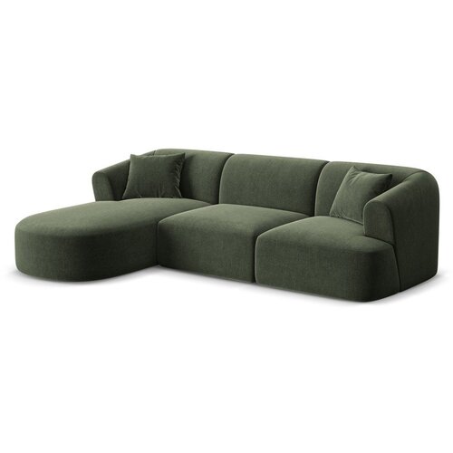 Cosmopolitan Design Zelena bar&amp;scaron;unasti kutna garnitura (s lijevim kutom/s ležaljkom) Campi &amp;ndash; Slike