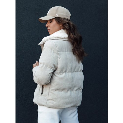 DStreet Women&amp;#039;s winter jacket TRENDYGLAM beige Slike