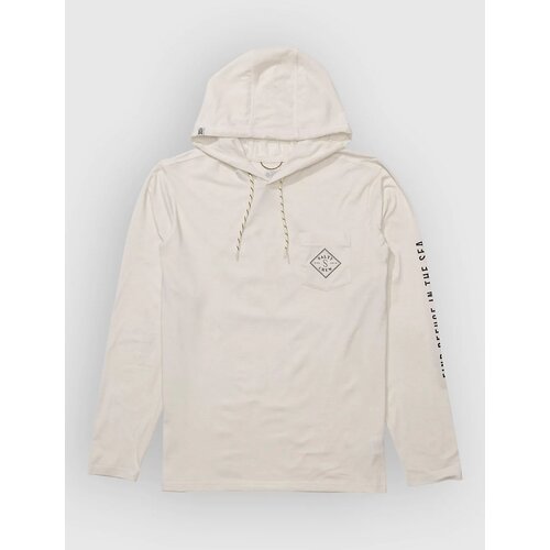 Salty Crew Tippet Hood Tech Longsleeve Lycra white Cene
