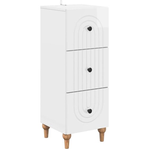  Ormar s ladicama Bijela visokog sjaja 33 x 34 5 x 90 cm - Bijela visokog sjaja Cijene