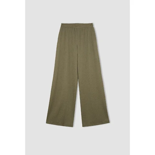 Defacto Traditional Straight Fit Wrinkled Trousers