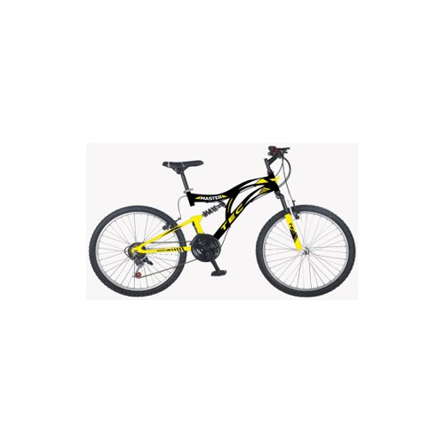 Belderia Brdski bicikl Tec Master 26&amp;quot;, crno-žuti Slike
