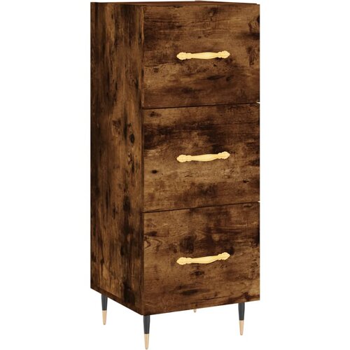 Maison Chic Komoda - Predalnik dimljeni hrast 34,5x34x90 cm inženirski les, (21718573) Cene