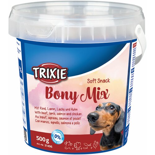 Trixie soft snack bone mix 500g Slike