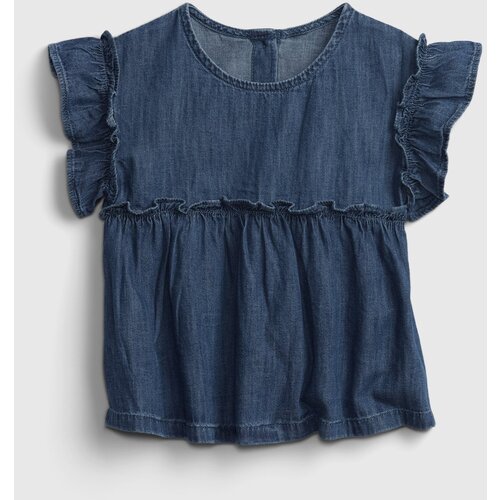 GAP Kids Top Honey Ruffle Denim - Girls Slike