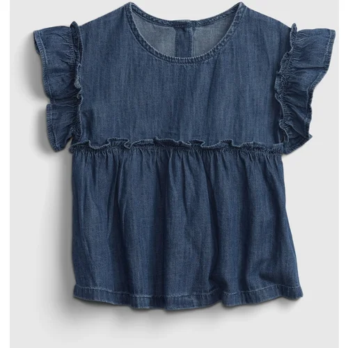 GAP Kids Top Honey Ruffle Denim - Girls