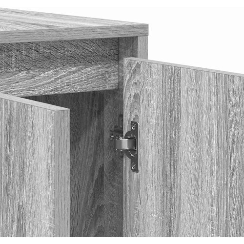 Kreveta Sivi hrast sonoma 120 x 41 x 75 cm Konstruirano drvo Slike