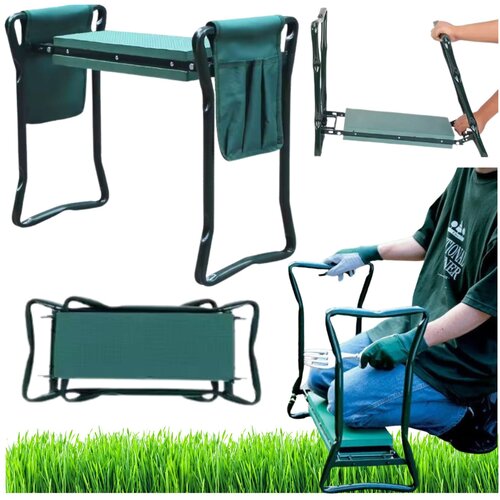 GARDEN Kneeler Stool Folding Chair With Toolbox 3in1 Cijene