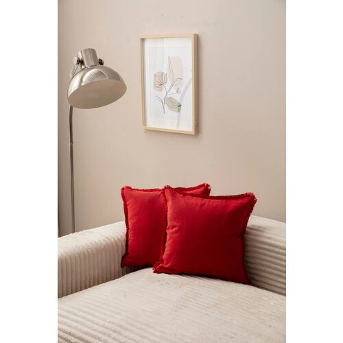 Opviq set 2 jastučnice 43x43cm Crveni Cene