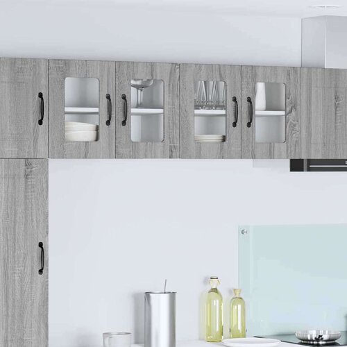  Stenska kuhinjska omarica 2 pcs Siva Sonoma 60 x 31 x 40 cm Cene