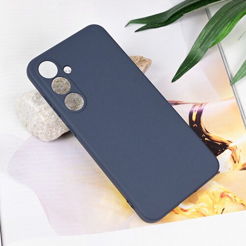 Teracell torbica Soft Velvet za Samsung S721B Galaxy S24 FE tamno plava Slike
